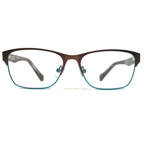 Lucky Brand Accessories - Lucky Brand D101 BROWN Eyeglasses Frames Blue Square Full Rim 53-15-135